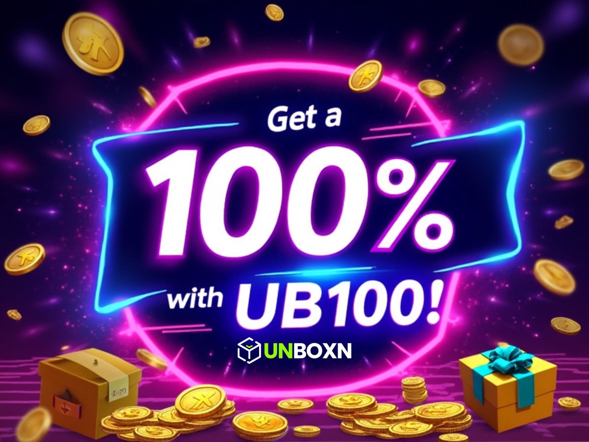 unboxncom's tweet photo. ๐ฅ The ultimate way to boost your game! Use promo code UB100 for a 100% bonus on your first deposit. Collect coins and compete in Box Battles for epic rewards!
https://t.co/3bIDfLVMAU
#Unboxn #PromoCode https://t.co/1M7nyZ3nCV