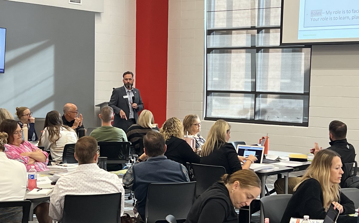 Exciting day as Dr. Brandon Eighmy kicks off Session 1 of the State Office Hosted PLC at Work Coaching Academy with Southeast Iowa school districts.   Ready to drive collaboration &amp; growth. Big thank you to <a href="/OttumwaSchools/">Ottumwa Schools</a>  for hosting.  <a href="/SolutionTree/">Solution Tree</a> <a href="/BVLHBEighmy/">Brandon Eighmy</a> #PLC4IA