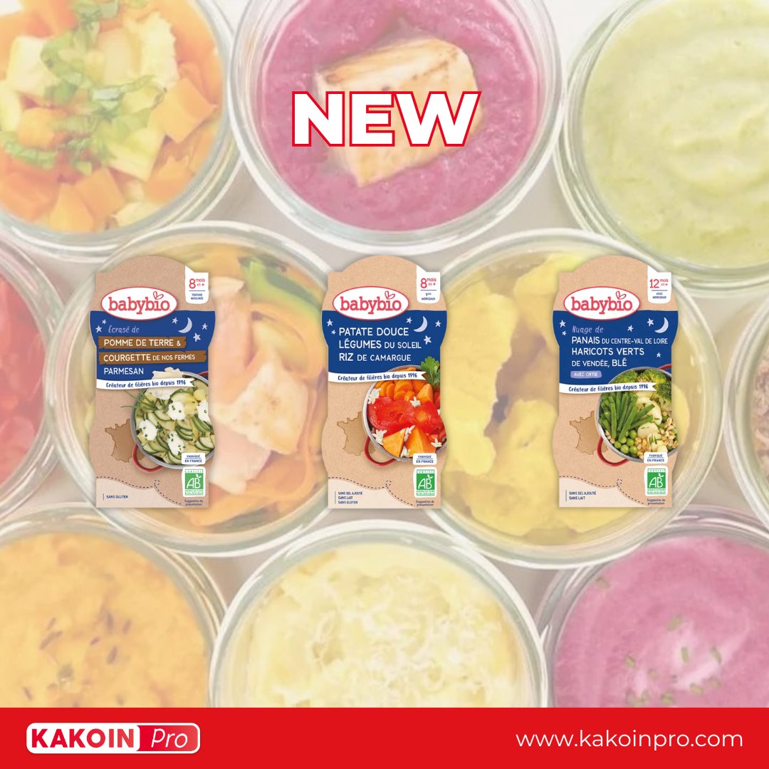 kakoinpro's tweet photo. 🍠🥒🌿 Professionnels, KakoinPro vous propose des repas bio Babybio pour bébés👶 en vente en gros📦: Patates douces (8 mois), Purée courgette (8 mois), Légumes verts (12 mois).
Découvrez plus d'options sur https://t.co/TBUETZCsly 🇨🇭 !
#Babybio #BioPourBébé #VenteEnGros #KakoinPro https://t.co/B5b9ADJfnw