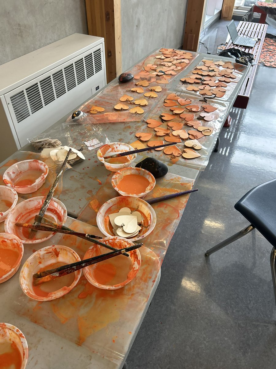 QueenJKWONG's tweet photo. Truth and Reconciliation week at @SutherlandSec has gotten off to an intentional start. Students have been learning the truth about Canada’s past and are reflecting on how they might contribute meaningfully in the future. https://t.co/kkc2sSbo64