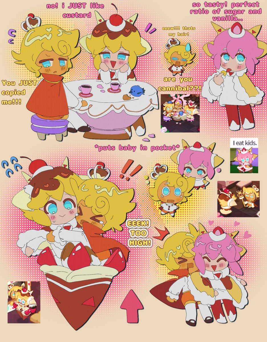 nyanyanyan
#cookierunkingdom #custardcookieiii #strawberrycrepecookie
