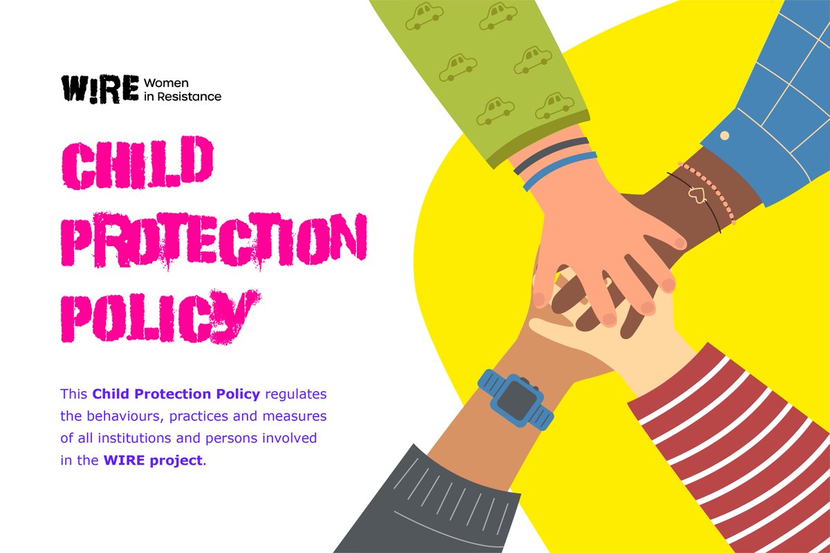 WIRE_eu's tweet photo. 🛡️@WIRE_eu #ChildProtectionPolicy sets strict standards to ensure #childsafety in all our activities, based on @UN 'Convention on the #RightsoftheChild'.
🔍Join us in creating a #safe &amp; #inclusive environments: https://t.co/zmykiFIUE7
#WIREProject #ChildProtection #ChildrenRights https://t.co/MgdK3jZKGg