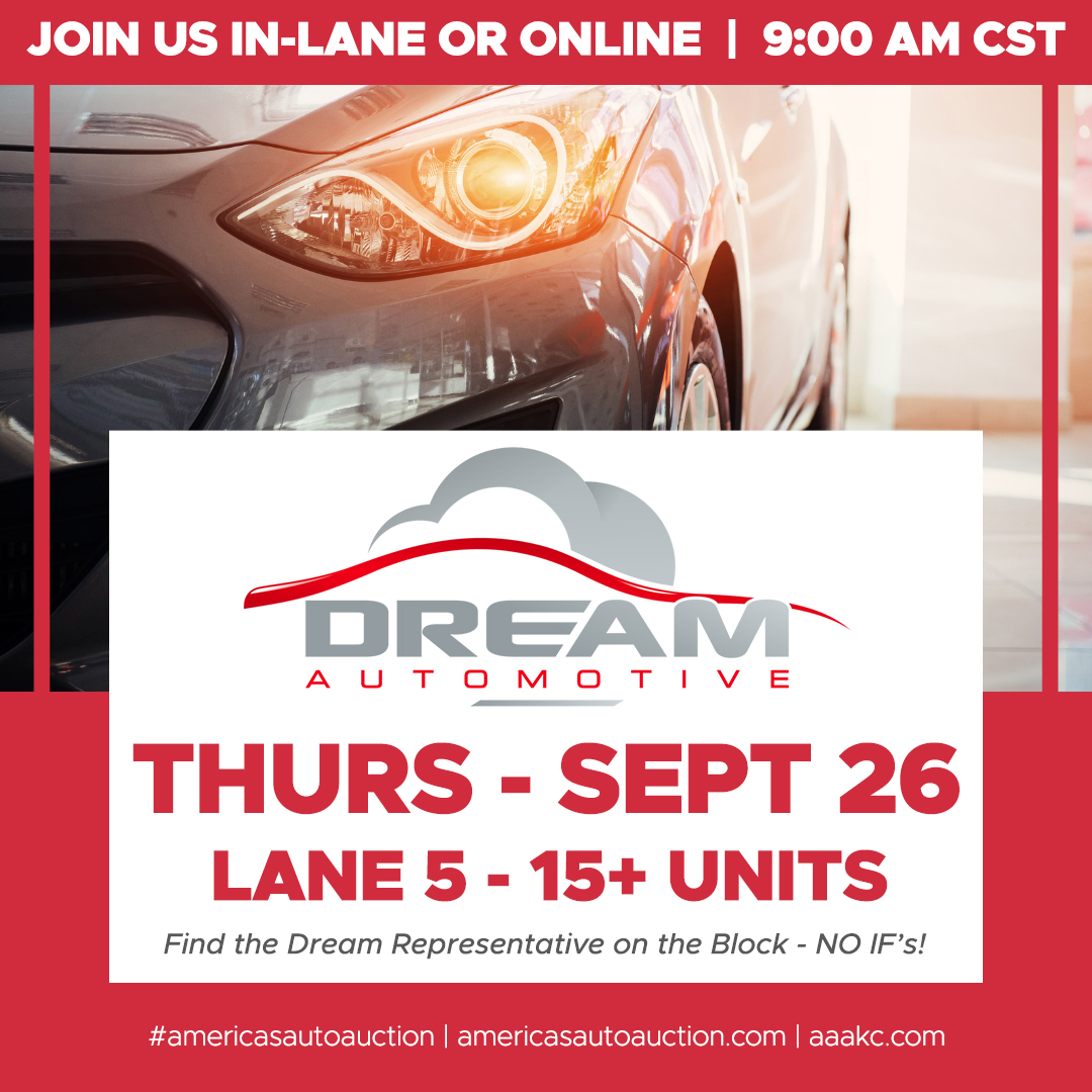 AmericasAAKC's tweet photo. Check out Dream Automotive Group's run TOMORROW in Lane 5 @ 9:00 AM!
Preview Inventory here - https://t.co/nF04iMCDrz
#americasautoauction #dream https://t.co/3ACje1JRX2