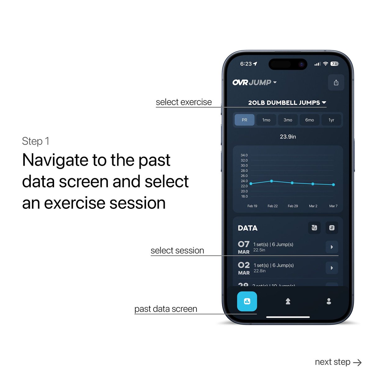 OVRPerformance's tweet image. Got some data that doesn’t belong? Keep your profile clean by quickly deleting it. 

Just tap the edit icon on any set or rep, and say goodbye to unwanted data! #MetricsMadeEasy
