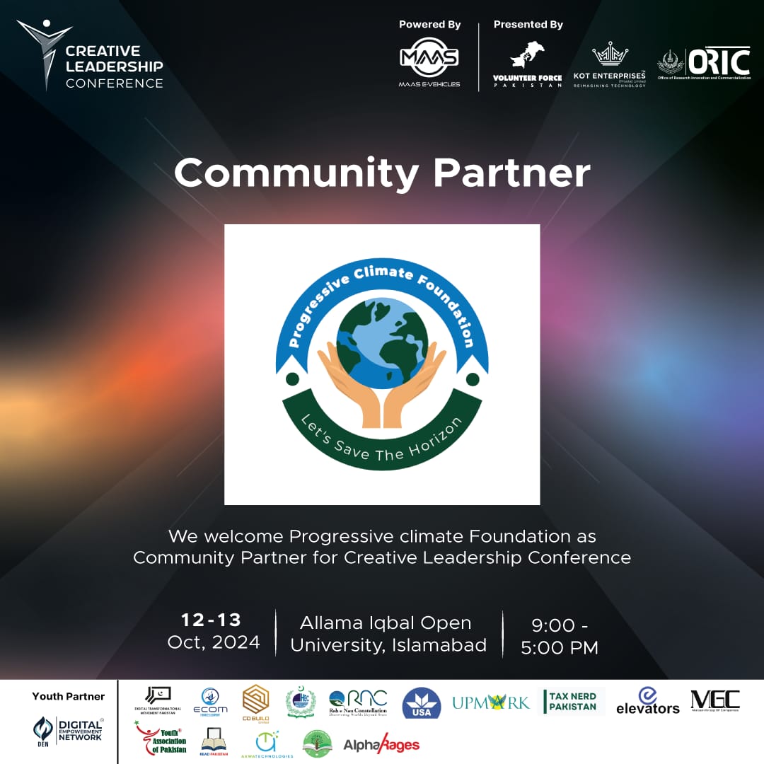 CLCglobally's tweet photo. We are thrilled to welcome Progressive Climate Foundation as a Community Partner for the Creative Leadership Conference 2024!
@vforcepak https://t.co/I8HMpxw21W