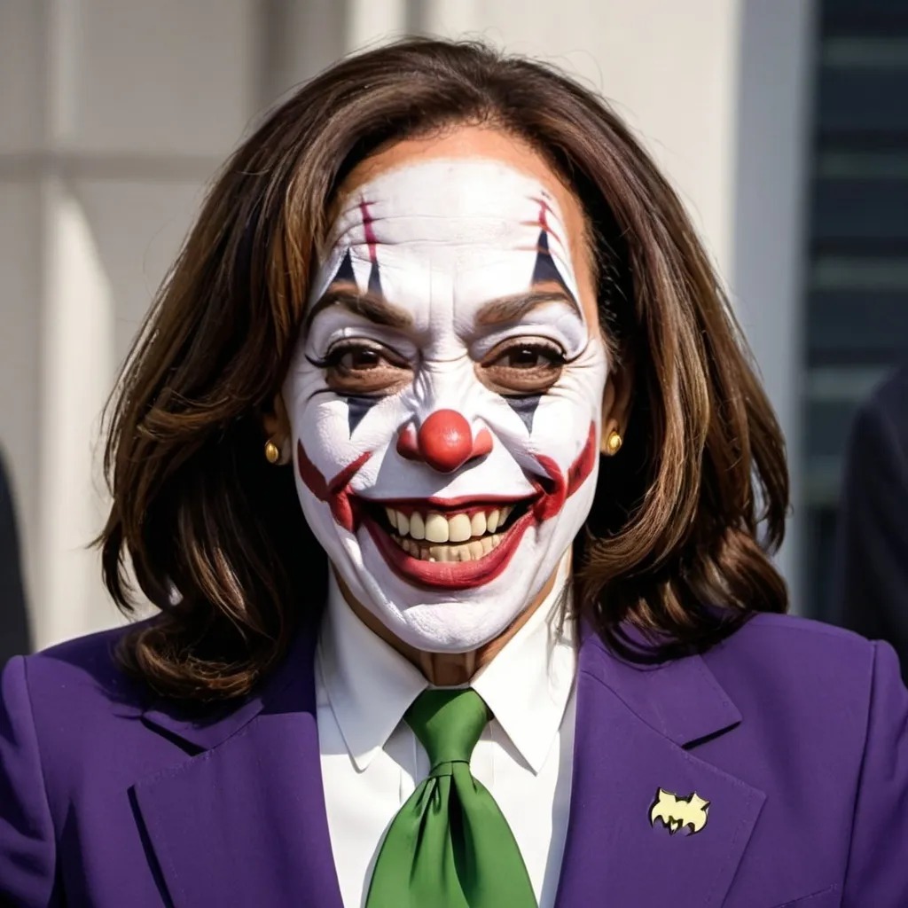 michelo2000's tweet photo. She's now the female Joker.... hear her laugh. https://t.co/42ZPJkVJGA