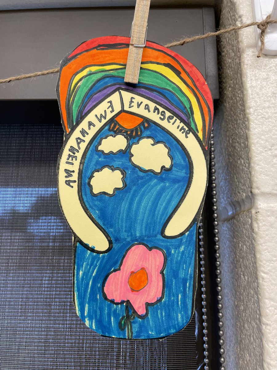 MrsGreensClass_'s tweet photo. Gr. 2/3s are celebrating our classroom theme... ALOHA! Their Hawaiian names are very unique! 🏝️ @stjcatholic https://t.co/GkF6WhQcvM