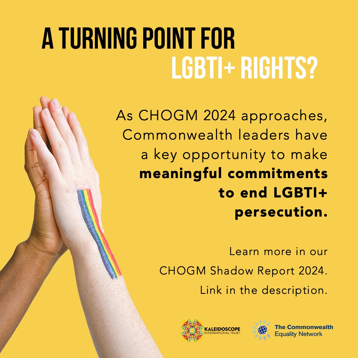 As we approach #CHOGM2024, there's a unique opportunity for Commonwealth leaders to make meaningful commitments to end legal and social persecution of #LGBTI+ people.

Join us on Thursday October 3rd, 1pm UK time, for our virtual launch to hear more:

outsavvy.com/event/21833/20…