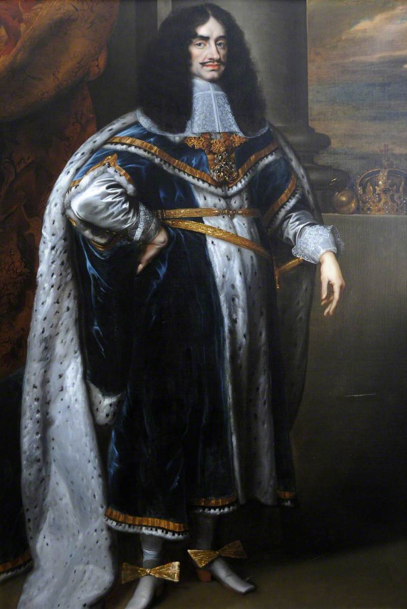 Isaack Luttichuijs (1616–1673) - Charles II (1630–1685).
Royal Court House, Jersey.