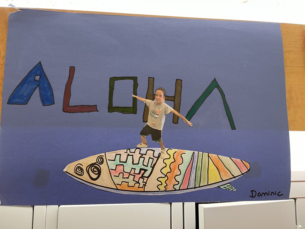 MrsGreensClass_'s tweet photo. Our Gr. 2/3 surfers designed their own surfboards learning about the different kinds of lines! 🏄‍♀️🏄‍♂️ @stjcatholic https://t.co/eQyVjindsf