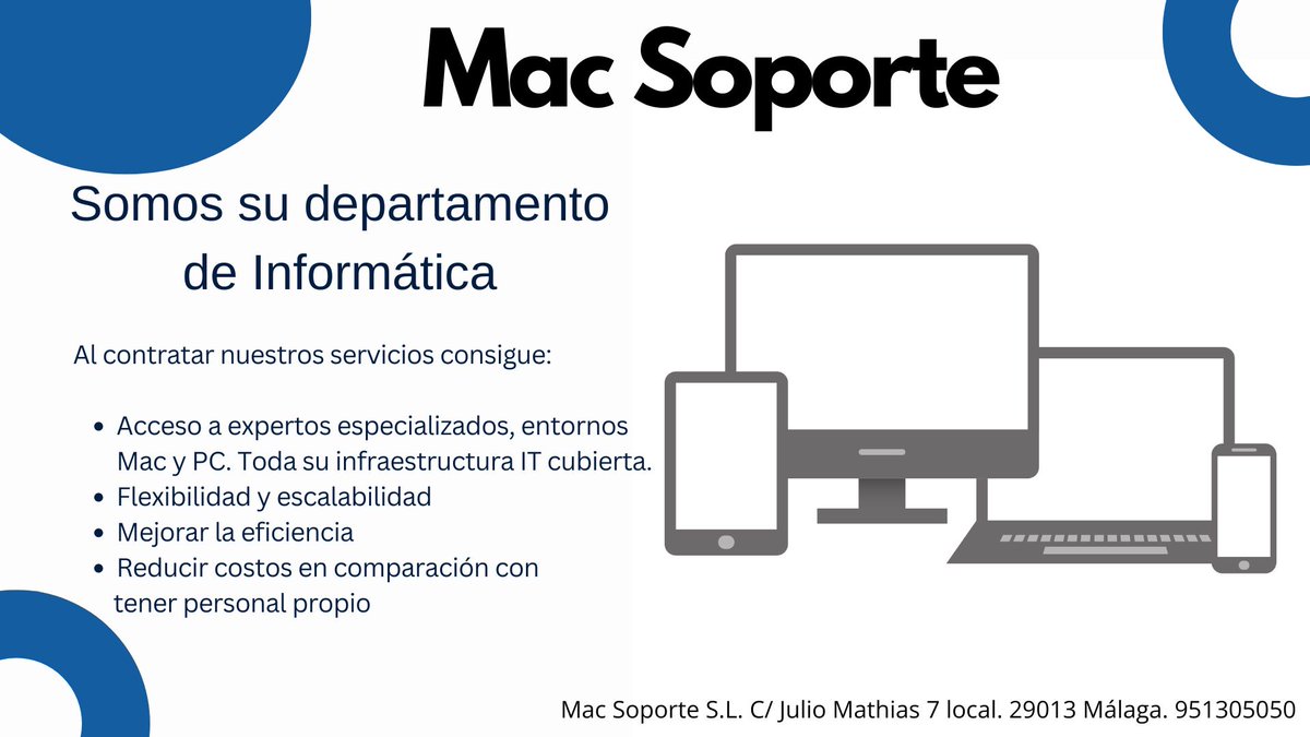 Mac Soporte S.L. (@MacSoporteMLG) / Posts / X