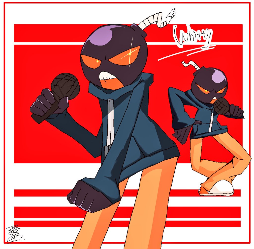 scp1171_issac's tweet photo. シーズン4過ぎくらいだから1年ちょい前に
Whitty知りたての時に描い��FA。

Whitty作者さんが18歳未満だからWhittyのR18描かないでくださいなんかめっちゃ笑ったし好きだしあのイラスト達18歳未満の方かよめっちゃうめえな！？ってなった。
似てないからリベンジしたい
#FNF  #fnfart  #Whitty  #FNFFA https://t.co/7EsqsX2dQl