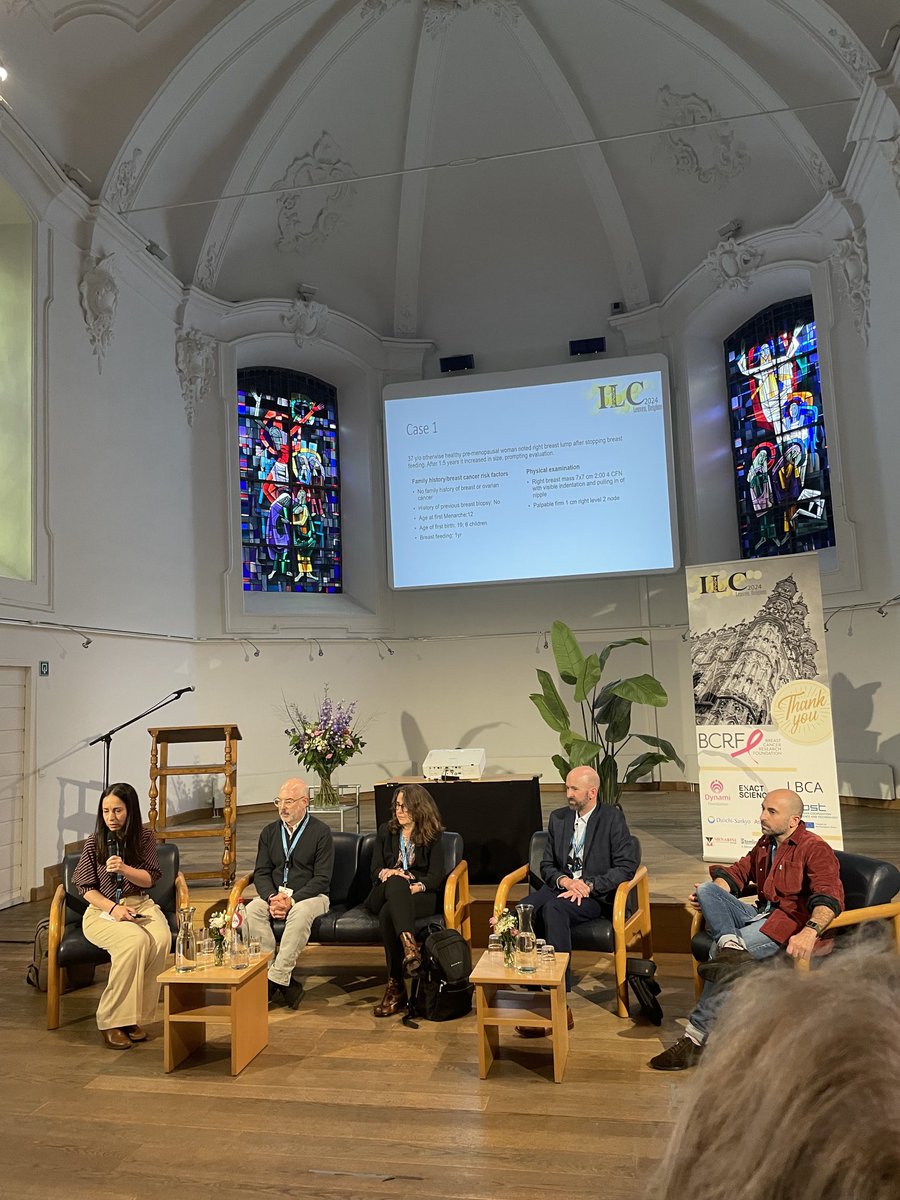 GitteJoergensen's tweet photo. Day 3 #ILCsymposium - Presentation and multidisciplinary discussion of #lobular clinical cases 🦞 Very interesting 🤔 #bcsm https://t.co/ePP3m9Z2Sk