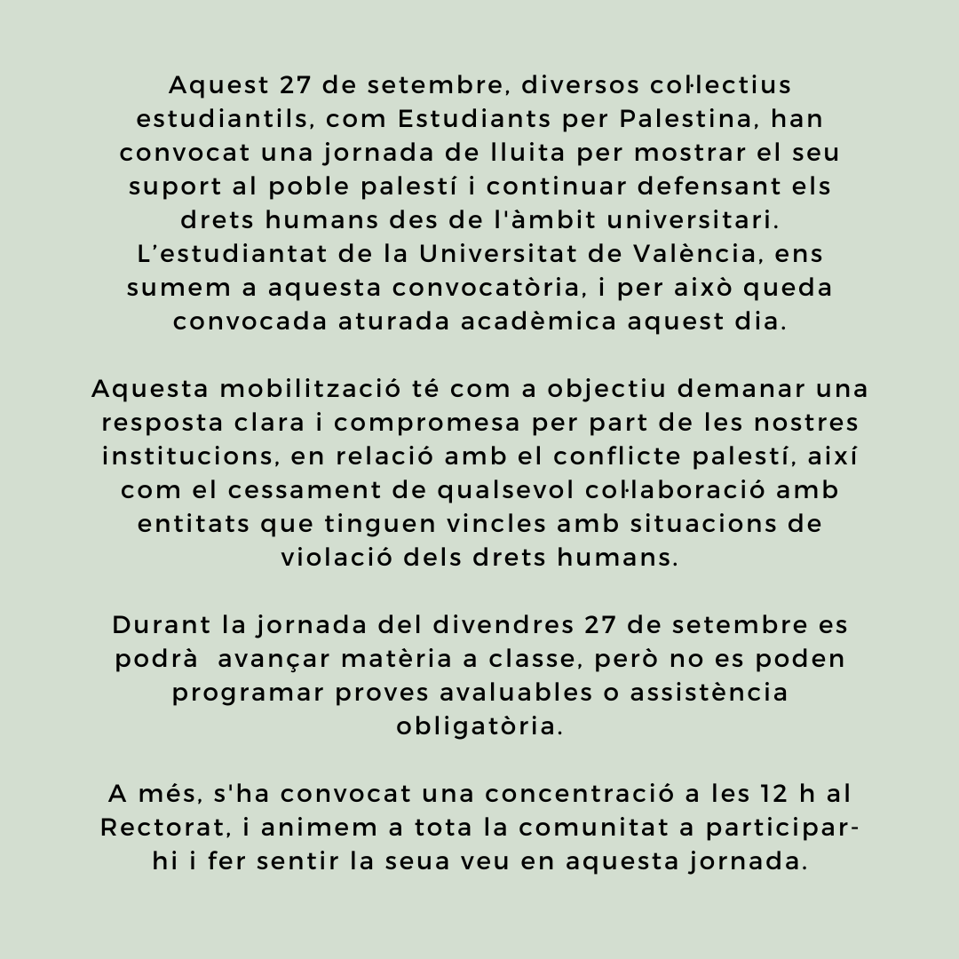 Assemblea General d'Estudiants (UV) (@estudiants_uv) on Twitter photo 