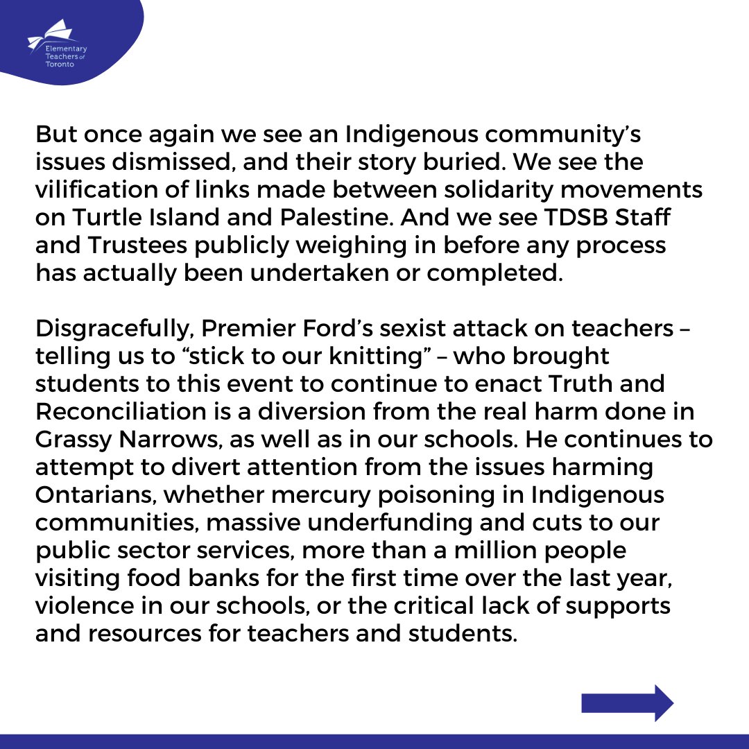 Elementary Teachers of Toronto tweet media