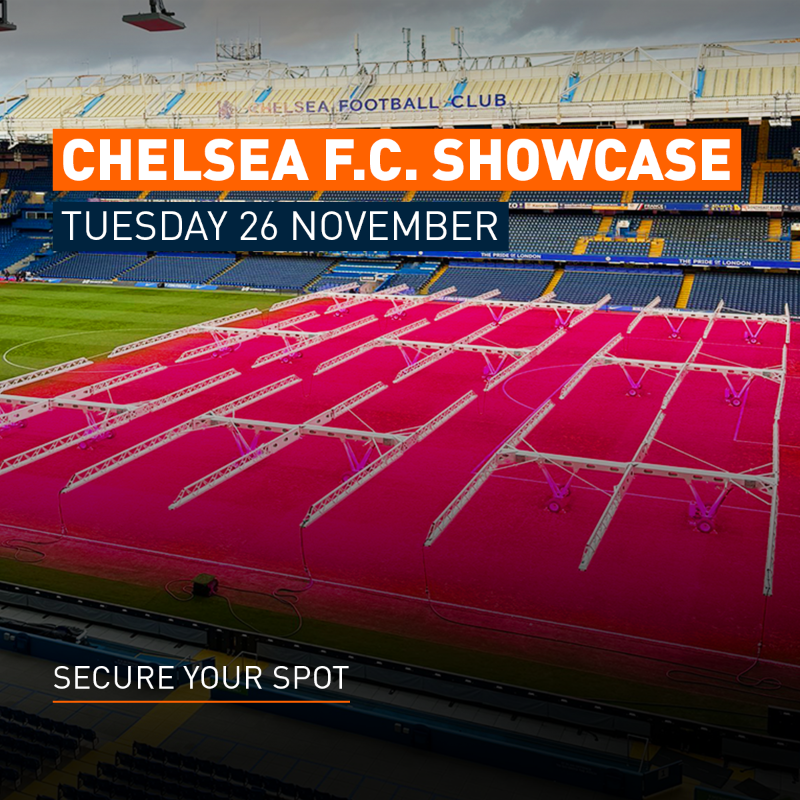SGLsystem's tweet photo. Calling all professional groundsmen! 📢    

We host a unique showcase on Tuesday 26 November at Chelsea F.C.'s Stamford Bridge.