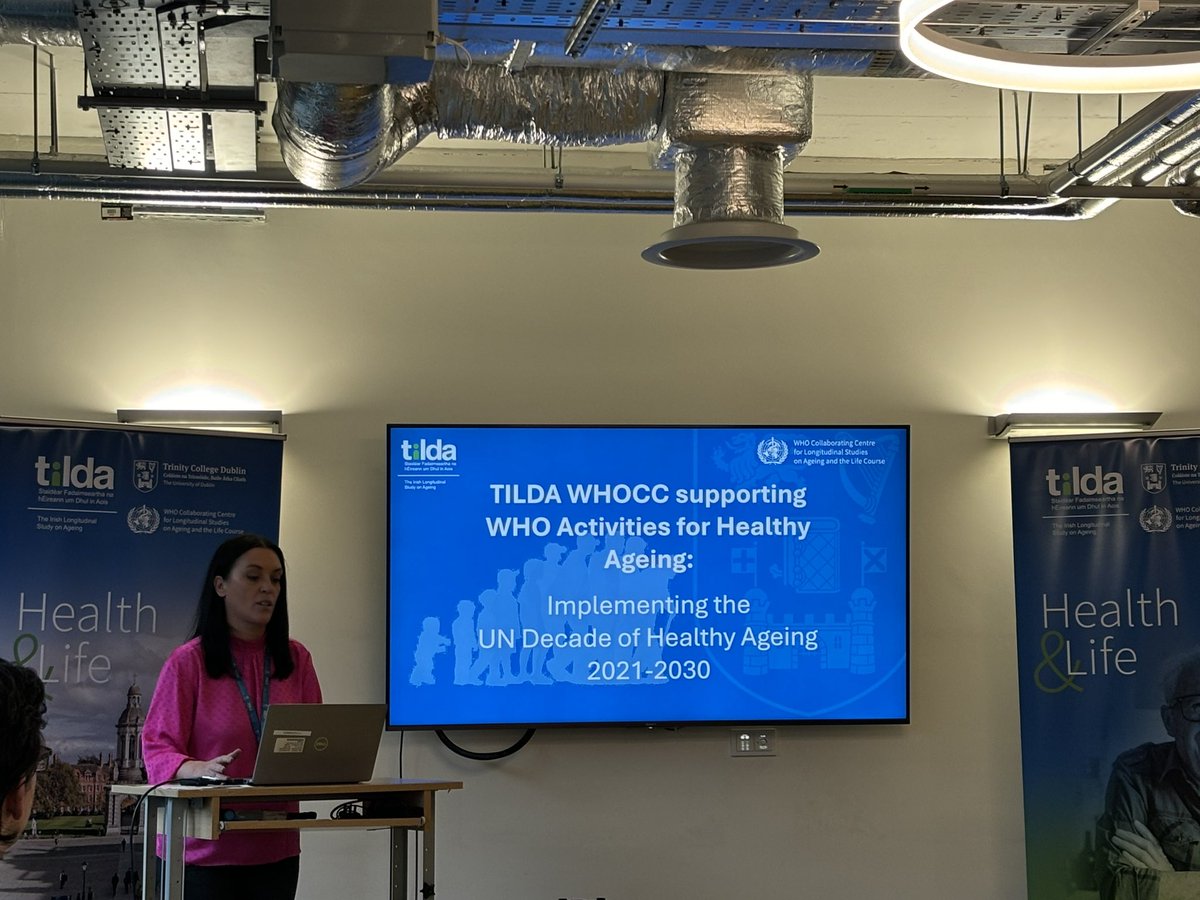 Rose Anne Kenny (@roseannekenny1) on Twitter photo <a href="/tilda_tcd/">TILDA</a> <a href="/WHO/">World Health Organization (WHO)</a> information day- Dr Ann Hever outlining plans for WHO ambition -60% of countries to have longitudinal studies on #Ageing and the #lifecourse by 2030; currently 20% coverage <a href="/TrinityMed1/">School of Medicine, Trinity College Dublin</a> <a href="/TrinityResearch/">Trinity Research</a> <a href="/ESRIDublin/">Economic and Social Research Institute (ESRI)</a> <a href="/hrbireland/">HealthResearchBoard</a> <a href="/hrsisr/">Health and Retirement Study</a> <a href="/tilda_tcd/">TILDA</a> <a href="/WHO/">World Health Organization (WHO)</a> information day- Dr Ann Hever outlining plans for WHO ambition -60% of countries to have longitudinal studies on #Ageing and the #lifecourse by 2030; currently 20% coverage <a href="/TrinityMed1/">School of Medicine, Trinity College Dublin</a> <a href="/TrinityResearch/">Trinity Research</a> <a href="/ESRIDublin/">Economic and Social Research Institute (ESRI)</a> <a href="/hrbireland/">HealthResearchBoard</a> <a href="/hrsisr/">Health and Retirement Study</a>