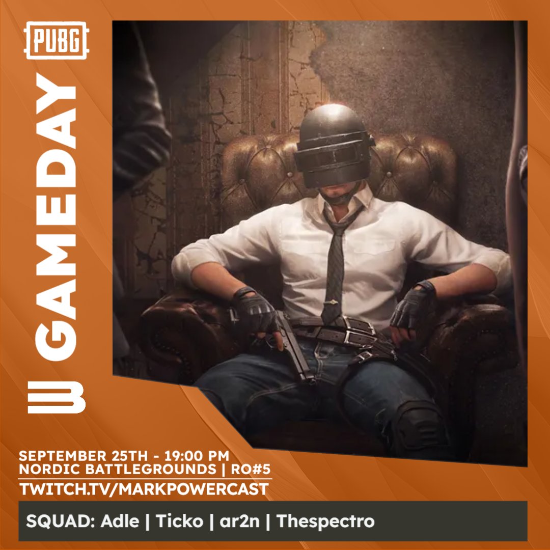 Bitfix Gaming (@bfgnorway) on Twitter photo GAME DAY | #PUBG
Round 5 in the Nordic Battlegrounds series tonight
We’re 4th on the leaderboard but we’re aiming higher! Time to drop in and make every shot count.
🕒 19:00 CEST
🎙️ <a href="/markpowercasts/">Mark Power (MarkPowerCasts)</a>
📺 twitch.tv/markpowercasts
#NBG #BFG GAME DAY | #PUBG
Round 5 in the Nordic Battlegrounds series tonight
We’re 4th on the leaderboard but we’re aiming higher! Time to drop in and make every shot count.
🕒 19:00 CEST
🎙️ <a href="/markpowercasts/">Mark Power (MarkPowerCasts)</a>
📺 twitch.tv/markpowercasts
#NBG #BFG