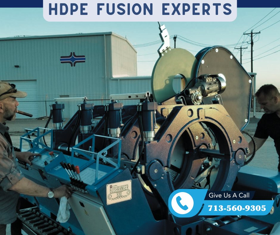 Fuse_Poly's tweet image. Thermoplastic Fusion Technology Group provides industry-leading HDPE fusion equipment and services. Our team of experts ensures that your HDPE fittings are installed correctly for maximum performance. #IndustryLeading #ExpertTeam #HDPEFusion