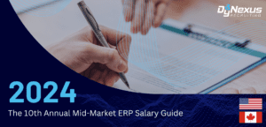 Our 2024 #ERP salary guide covers salaries from both the US &amp; Canada alongside the latest details on what professionals in the mid-market ERP industry look for from job offers. 

Check out the link to make the most of your #staffing or #hiring search:
dynexusgroup.com/resource/2024-…