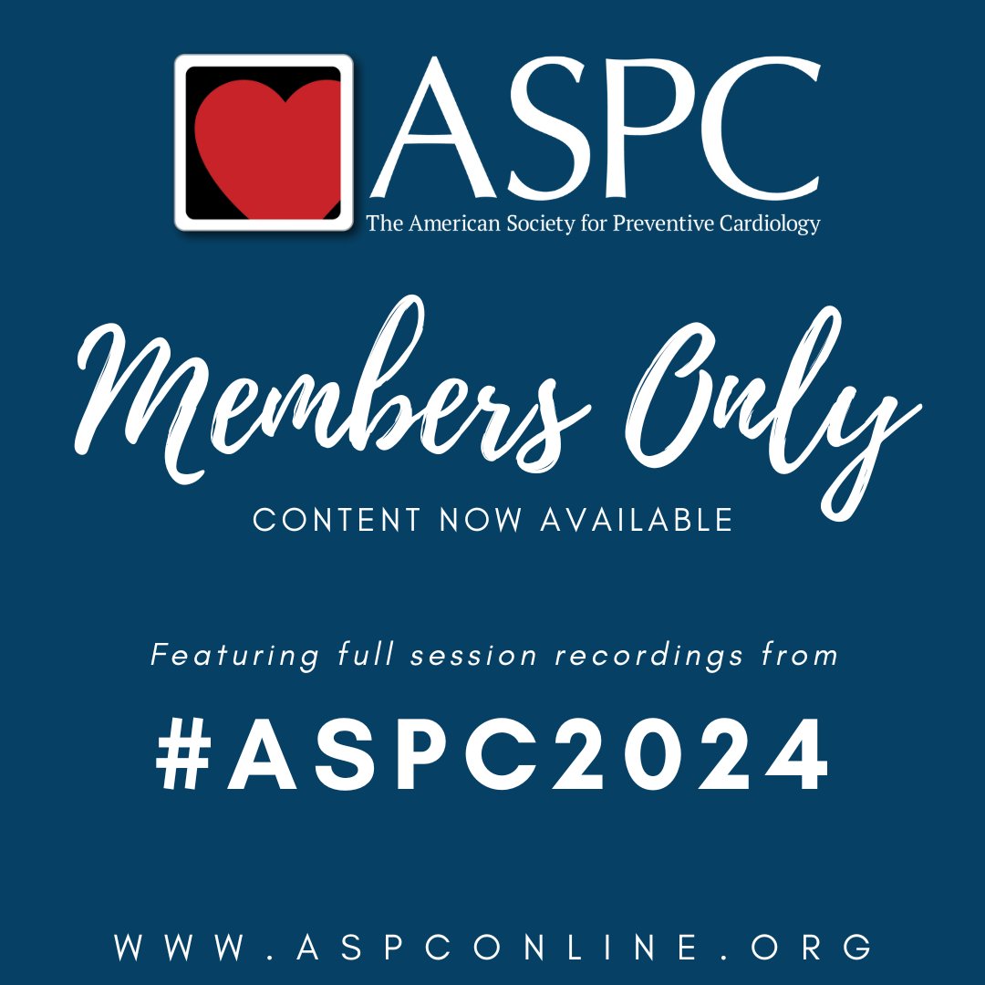 ASPCardio's tweet image. Are you a current member? ✅ 
Did you miss #ASPC2024? ✅
Then YOU are IN LUCK! ☘️❤️
aspconline.org now features MEMBERS ONLY content straight from #ASPC2024!🤩
Login today to check out these FULL session recordings. 
@drmarthagulati @drmichaelshapir