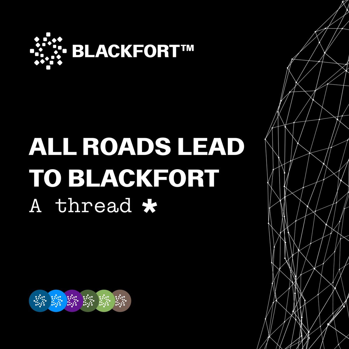 🔗  In a decentralized world, BlackFort is your guide to the future of #blockchain, digital payments, and more. Follow along as we introduce each powerhouse that makes up our #ecosystem.👇

🧵 ALL ROADS LEAD TO #BLACKFORT - A Thread