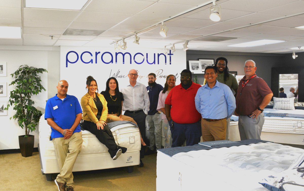 Thank you to our friends <a href="/Haynes_Furn/">Haynes Furniture</a> for coming over to tour the factory!
#ParamountSleepCompany #SleepIsParamount #Mattress #Sleep #HaynesFurniture