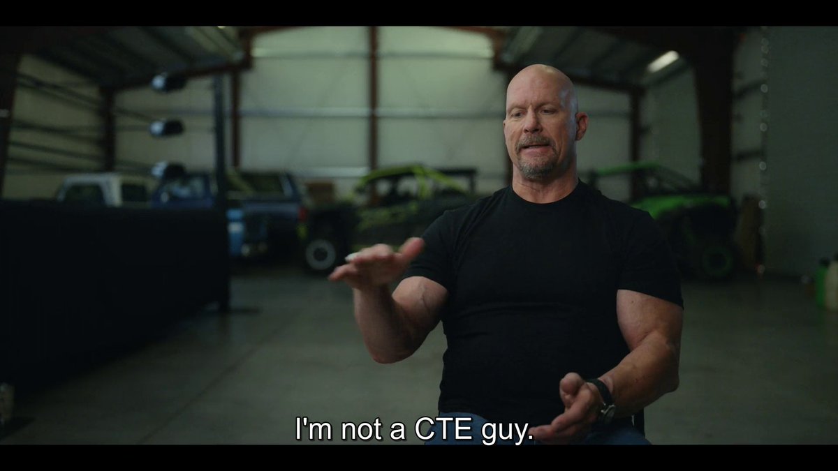 Maffewgregg's tweet photo. Steve Austin on CTE https://t.co/Rdght7kWfX