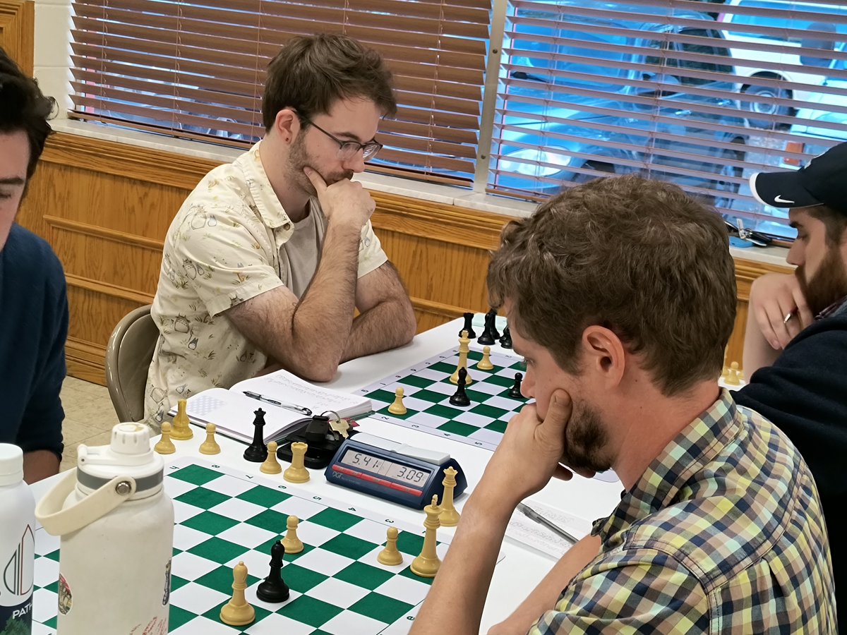 IndyChessClub's tweet photo. WE HAVE A WINNER: JACOB MAYNARD! With 15.0 points in Aug-Sep, he wins the $600+ board/piece combo donated by Mike Dugdale. Rated results: https://t.co/Z7ph4R6CxX Point standings: https://t.co/BqFFJ1m38H https://t.co/BLN9XLgNFB
