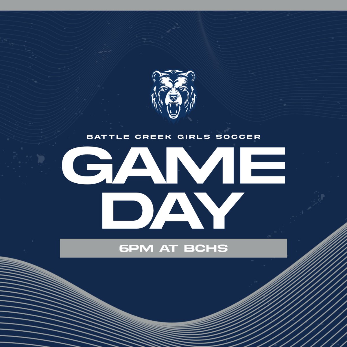 #GrizzlyGameday
Girls Soccer is ready to take on Richland TODAY at 6pm here at BCHS #ReadyforBattle