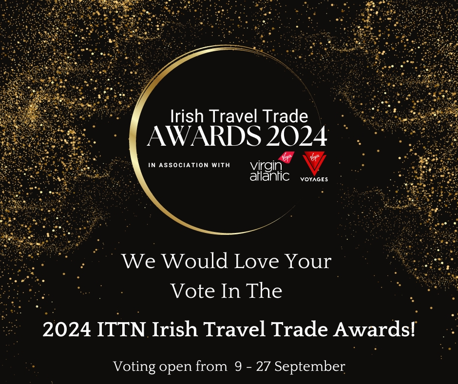 wearelotuscomms's tweet photo. We’re really pleased to announce that LOTUS has been shortlisted for Best Trade Rep/PR in the 2024 #ITTN Irish Travel Trade Awards hosted by Ireland’s leading travel trade publication.
It’s an honour to have been nominated and recognised for our work in trade representation!🎉 https://t.co/8bohTgcQGb