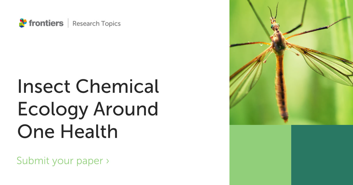 FrontEcolEvol's tweet photo. Our new Research Topic, Insect Chemical Ecology Around One Health, is now open for submissions. 🦟🌱

Manuscript summary deadline: 9th December 2024
Manuscript deadline: 9th March 2025

Read more here➡️: https://t.co/R62MNgXHM2 https://t.co/fSnMcaarhI