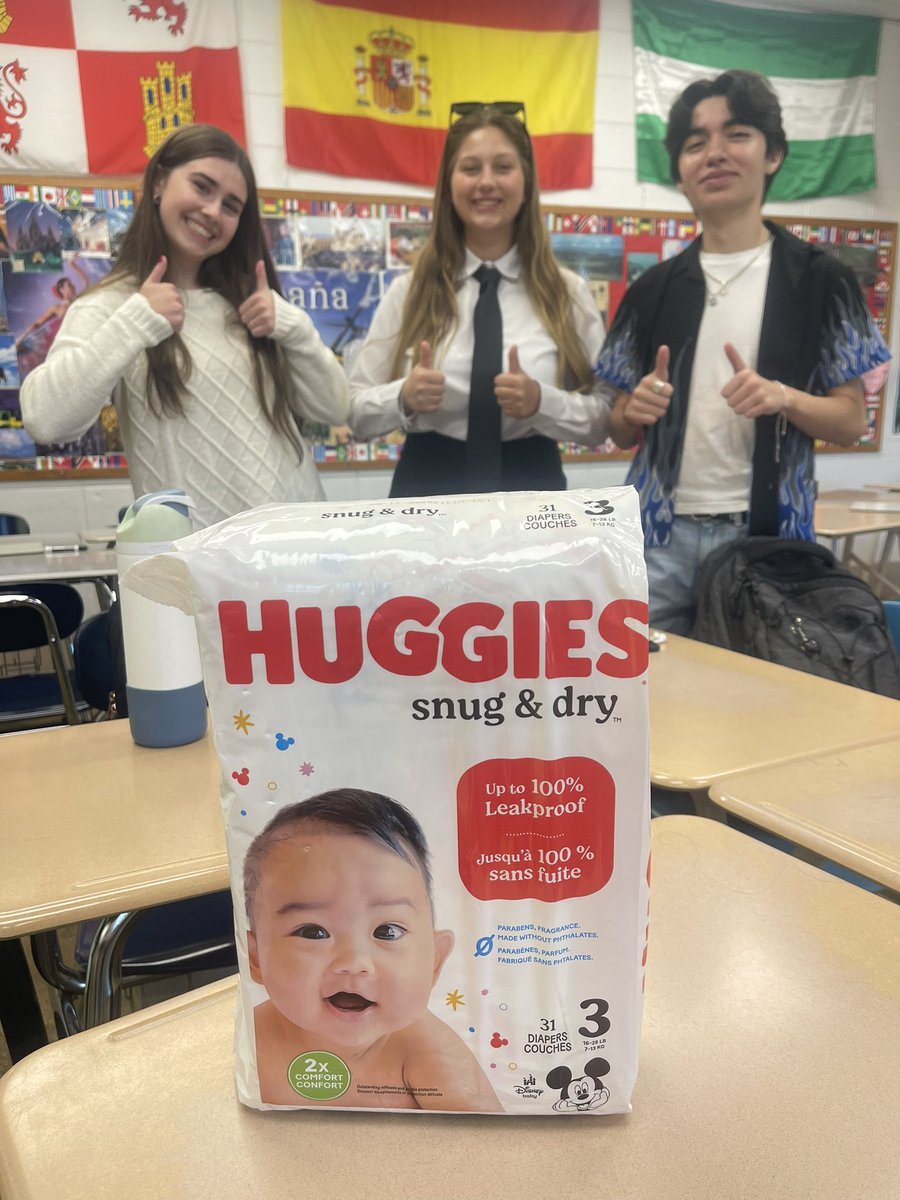 NSHS members: don’t forget to bring in your baby item donation to benefit the Orland Park Food Pantry. Drop offs to earn a service credit can be made to Sra. Johnson’s room N211 between now and Monday, September 30th after school.