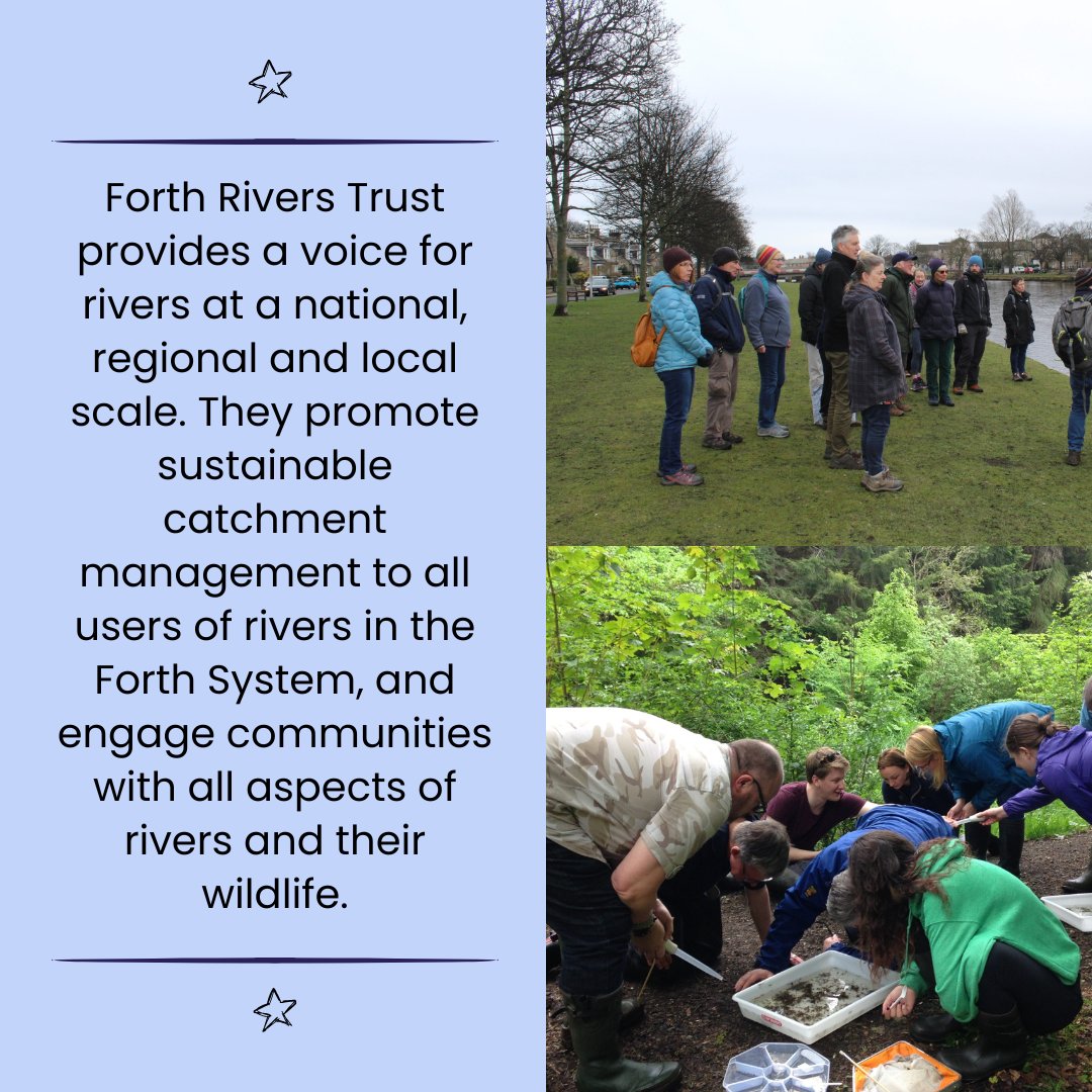 MidlothianCAN's tweet image. ✨Members Spotlight - Forth Rivers Trust✨

@ForthRiversT gives a voice for rivers at a national and local scale. They promote sustainable catchment management to all users of rivers in the Forth System, and engage communities with all aspects of rivers and their wildlife.