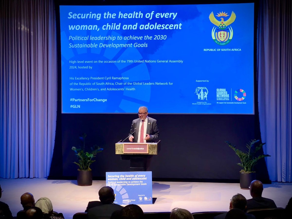 Grateful to my brothers <a href="/CyrilRamaphosa/">Cyril Ramaphosa 🇿🇦</a> and <a href="/WilliamsRuto/">William Samoei Ruto, PhD</a> for their leadership and commitment to advance maternal, adolescent and child health in Africa. 

The gathering of the <a href="/PMNCH/">PMNCH</a> global leaders, including President Joseph Nyuma Boakai Sr and Prime Minister <a href="/KassimMajaliwa_/">Kassim Majaliwa Majaliwa</a>,