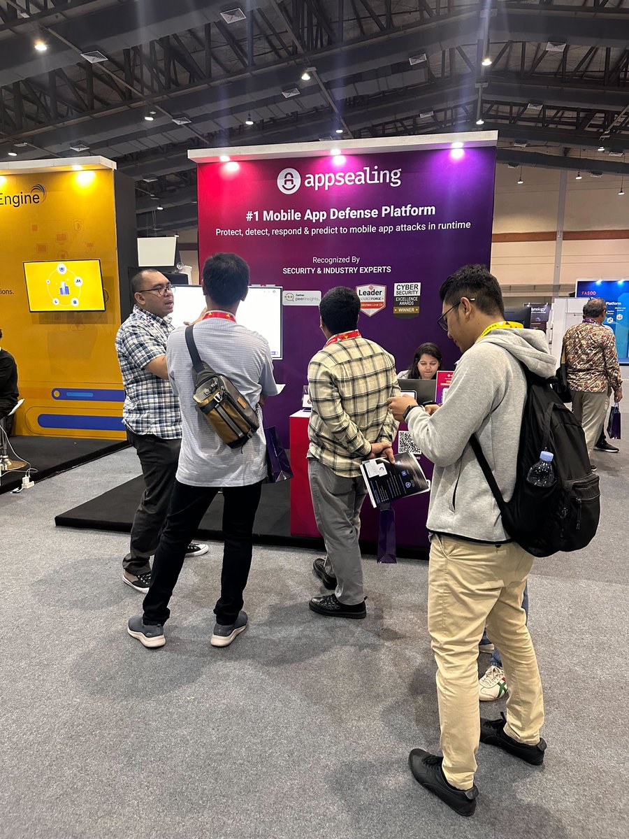appsealing's tweet photo. What an incredible journey at IndoSec 2024 by Tradepass!

Until next time, Indonesia!

#IndoSec2024 #AppSealing #CyberSecurity #MobileAppProtection #EventWrapUp #AppSec #DevSecOps #AppSecurity #Hackers #CISOs #SecurityTeams https://t.co/9vy6v8x2q0