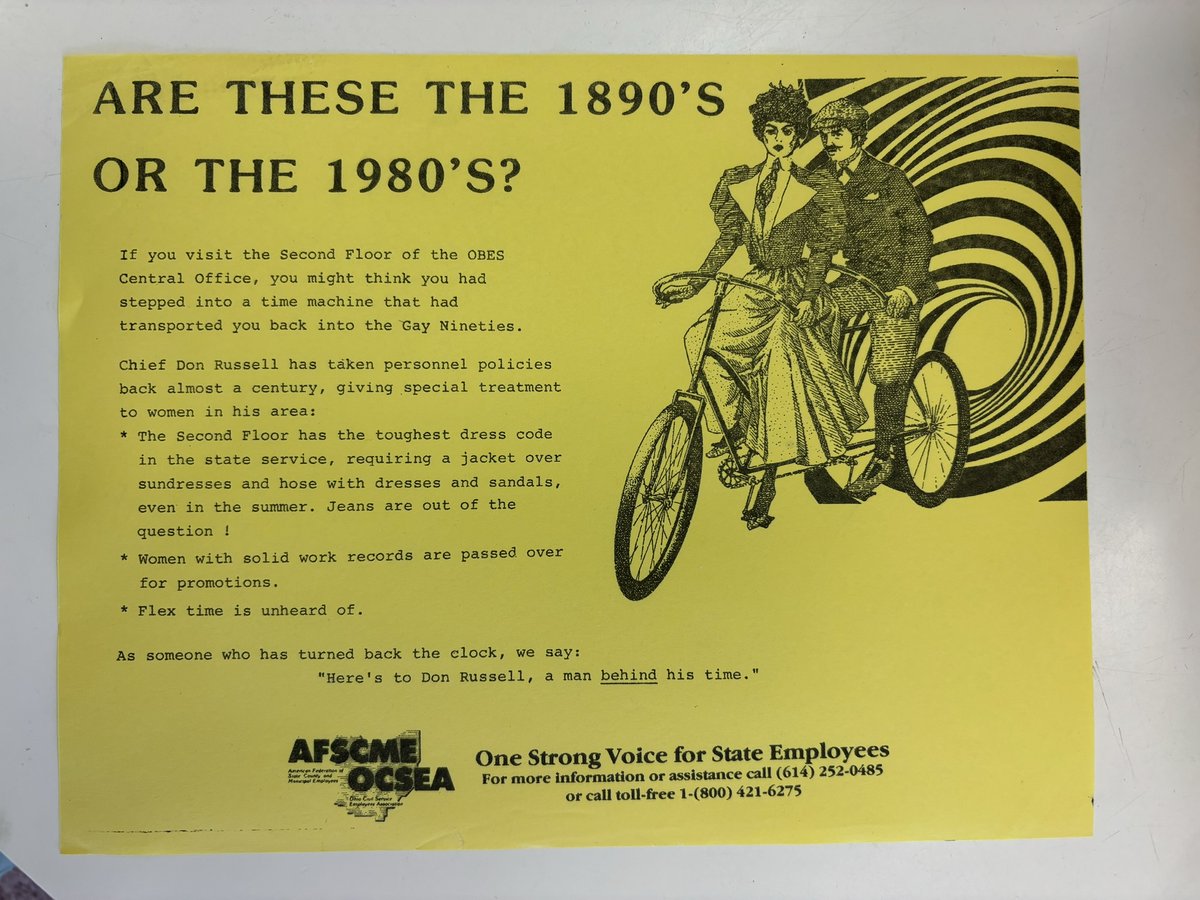 Are these the 2020s or the 1890s? Flyer, 1980s <a href="/AFSCME/">AFSCME</a> <a href="/ocsea/">OCSEA AFSCME</a>