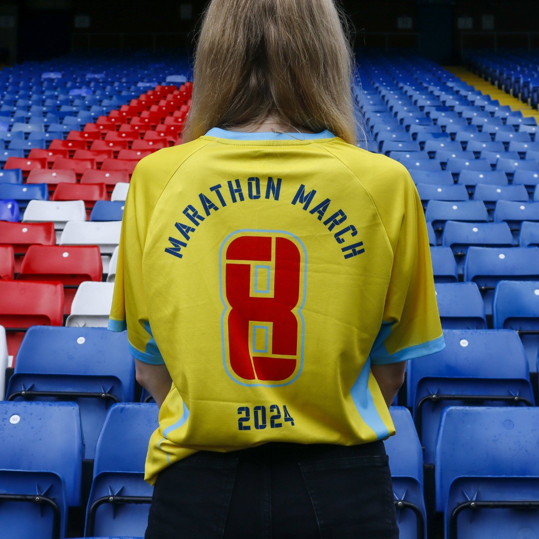 PalaceForLife's tweet image. Here is the official shirt for the 2024 Marathon March! 🟡😍

You can get yours by signing up here 👇

go.palaceforlife.org/shirtreveal