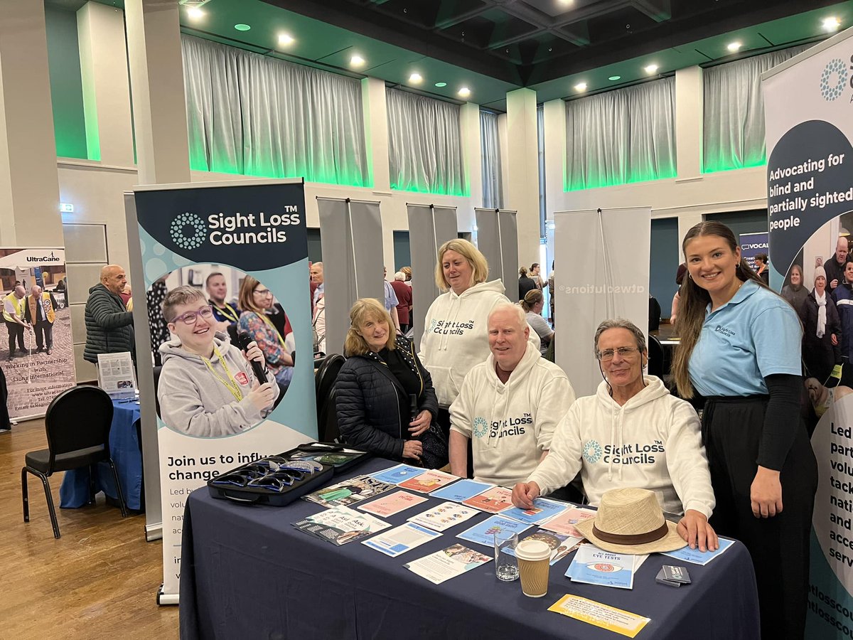 BelleWpro's tweet photo. It was great to be at #SightVillageNorthEast yesterday with the Yorkshire and Humberside @SLCouncils. Thank you to everyone who chatted with us, it was great to meet so many people and  share with them all the work we are doing. https://t.co/LDoLXNKNkn