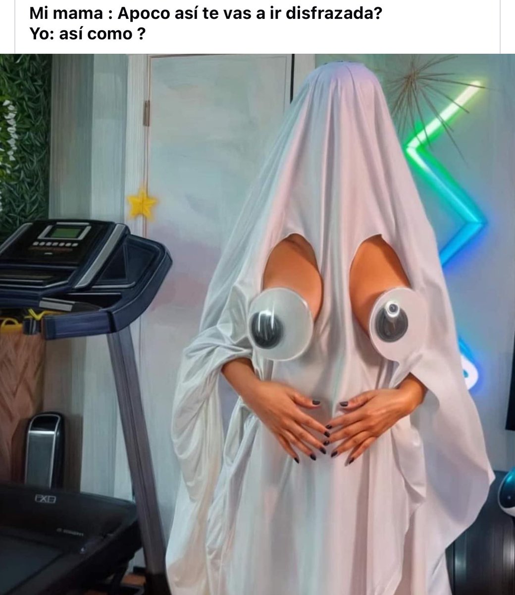 mela_ca_23's tweet photo. Así será mi disfraz 😂😂😂😂 
#Halloween2024 https://t.co/F5ql6kp3h7