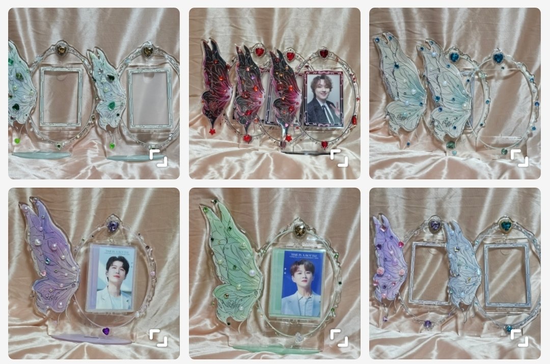 디테일컷 사진을 찍었습니다
 험생으로 택배작업을 할 자신이
없다보니 계속 공구가 미뤄지고 있네요 ㅠ
사진도 오늘 겨우찍은 게으른 공방주  ㅠ
나비 탑꾸는 디테일 크기 모두 다른점 미리 양해 부탁드립니다
나비 탑꾸는 스텐드로 가운데 사진은 회전이 되는 탑꾸입니다^^
곧 꼭 공구들고 올께요