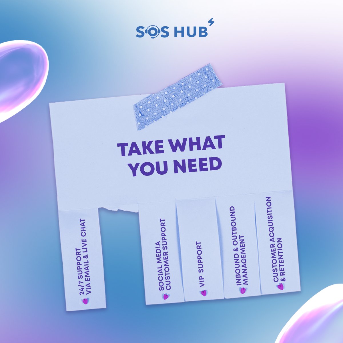 soshubsupport's tweet photo. All you need to do is just take your pick and let us handle the rest! 💼🌐
#CustomerSupport #24x7Service #VIPCare #BusinessSolutions #SOSHub https://t.co/5ja9LF9jnr