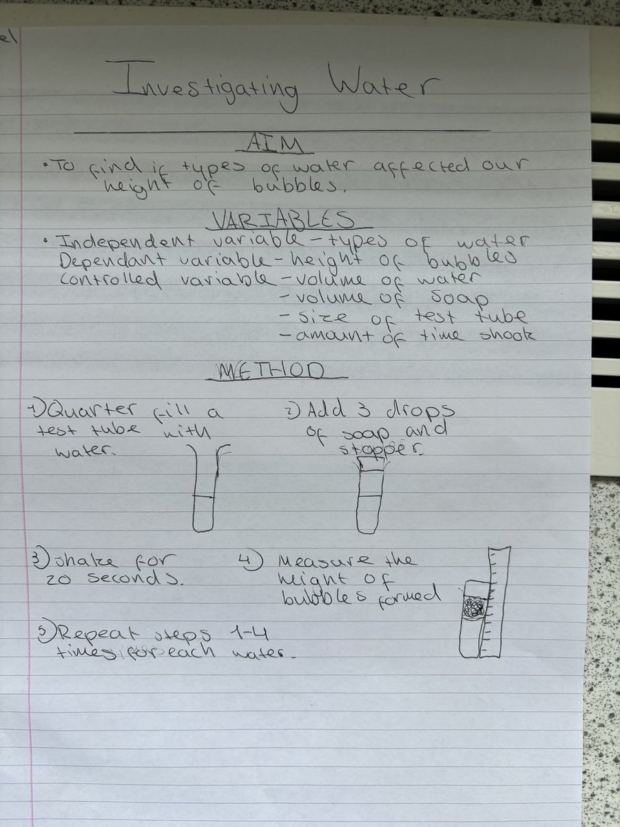 MissGalang23's tweet photo. Amazing effort from 1.4  in Science this afternoon. They demonstrate safe lab skills and have made a  great start in writing their first lab report 🤩👩‍🔬👨‍🔬 @StModansHS https://t.co/0WxnDryAau