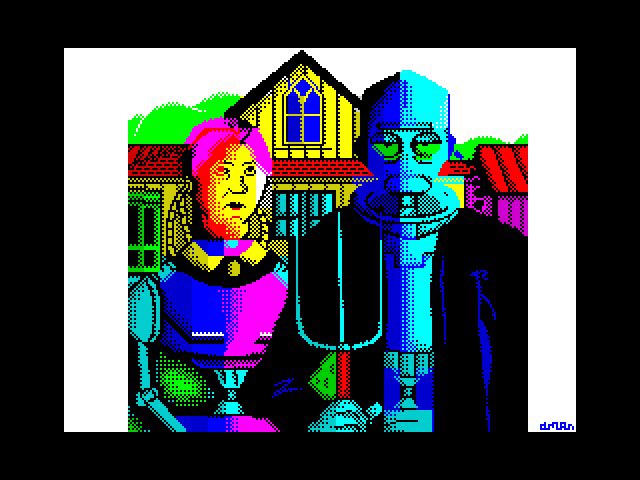 TLtwg's tweet photo. #ZXSpectrum #Art by #dman
Top left- Clive
Top right- Meeting
Bottom left - Big City
Bottom right - Robo Gothic https://t.co/Dv65XakuKL