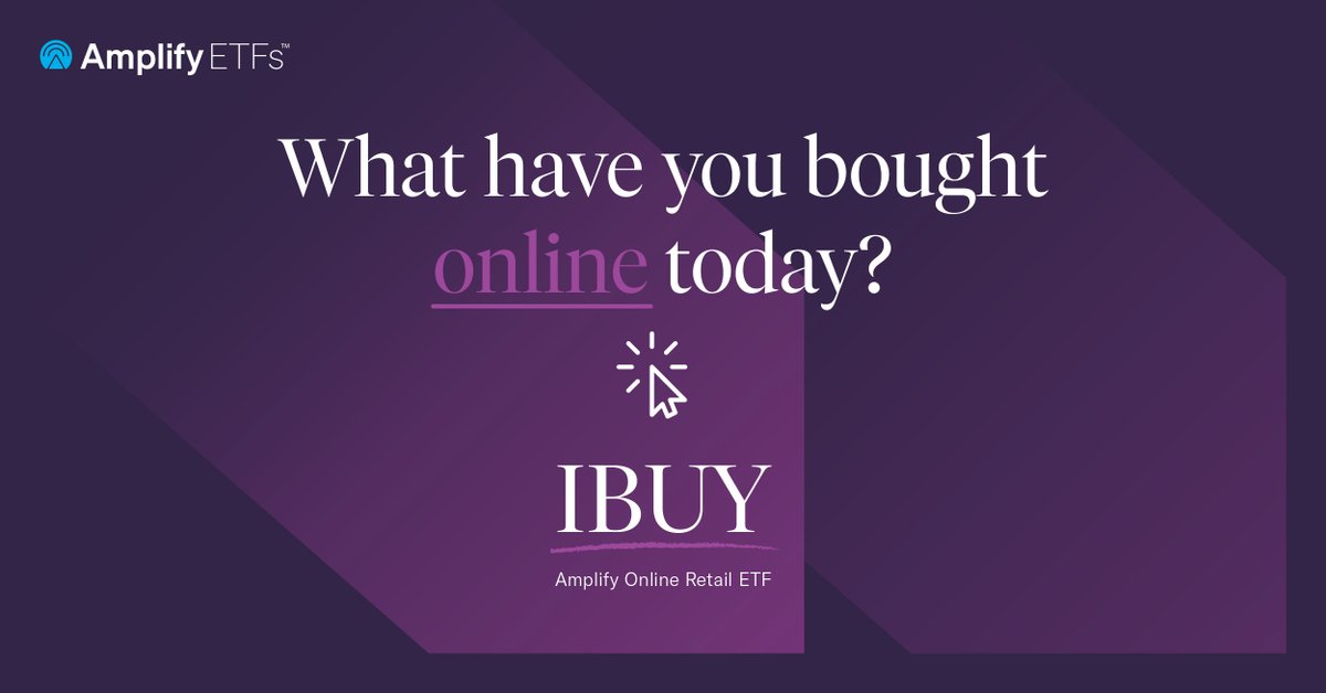 AmplifyETFs's tweet photo. Have you started your online shopping?
Learn how to invest in the e-commerce mega-trend with $IBUY.
https://t.co/4W8N6TJcqu
#onlineshopping #virtual #virtualsales #onlinesales #ecommerce #onlineretail @EQMIndexes https://t.co/4sj3BbA2wb