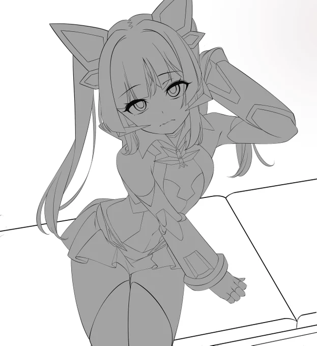 毎日お絵かき2532日目    
調線画( ˘ω˘ )
#シンフォギア 