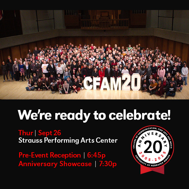 UNOCFAM's tweet photo. Tomorrow is the day! Are you coming? Enjoy food, music, art, and more as you see and hear some of our best and brightest students, faculty and others from the School of the Arts, School of Communication, and School of Music!
#unocfam #unocfamily https://t.co/PVeWUKebnz