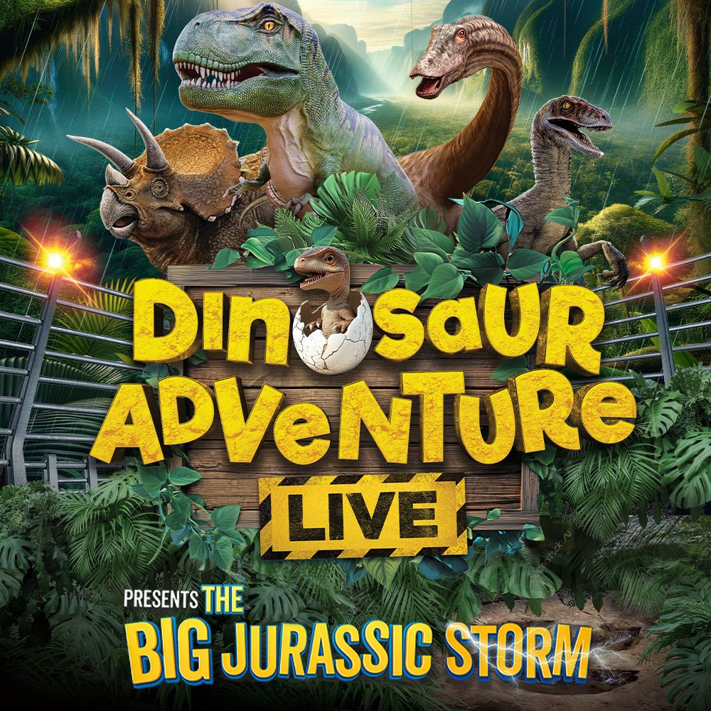 ✨ Now on Sale! ✨

Are you ready for a brand new adventure with Dinosaur Adventure Live?  
Join us on Saturday 15 February for this once-in-a-lifetime mission that's perfect for the whole family.

Get your tickets now! 👉 buff.ly/3N0p48a