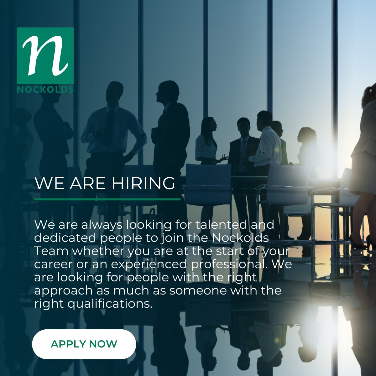 To apply for any of our available vacancies, please visit our website: ow.ly/jzr350Tt90f
