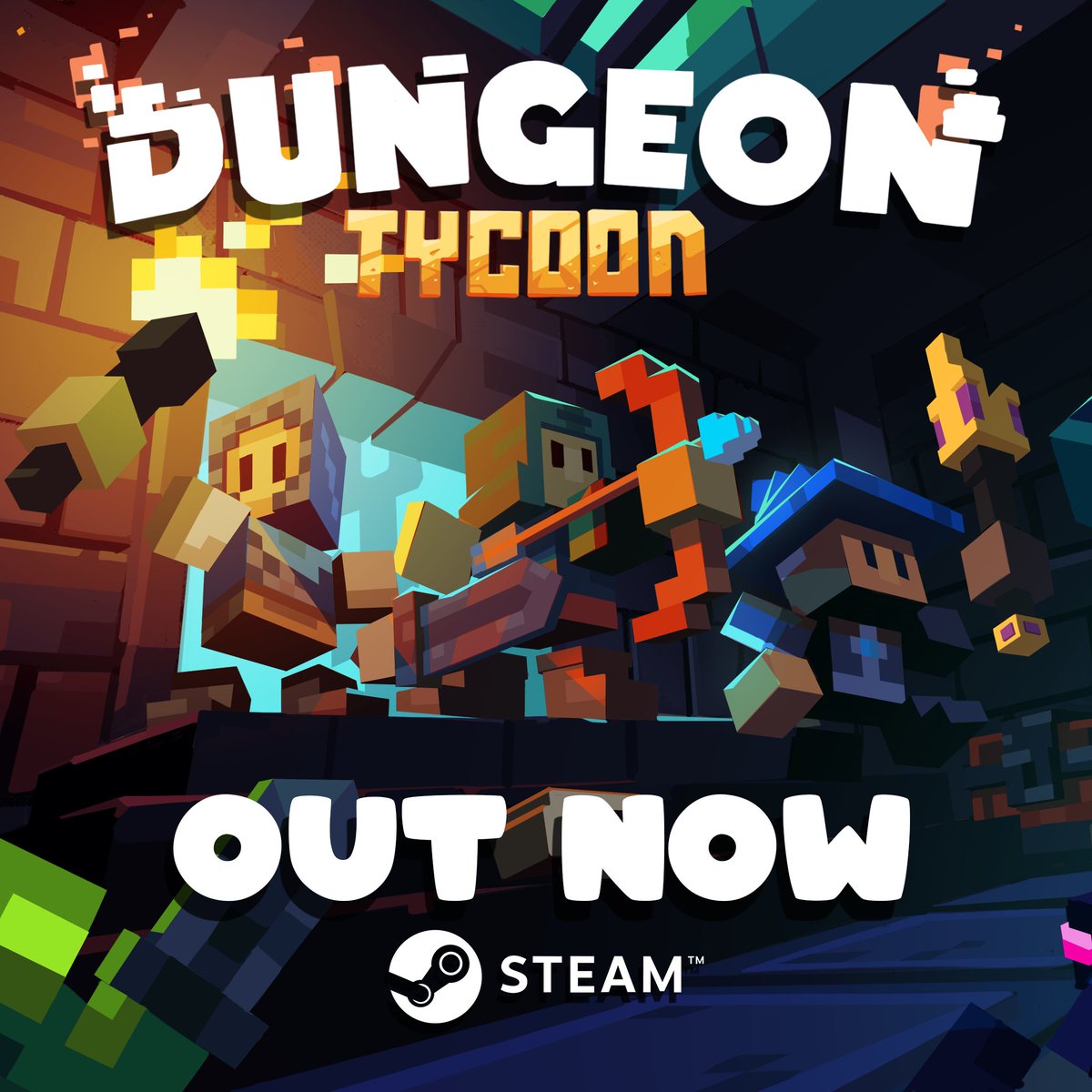 Dungeon Tycoon is officially out on Steam! 🏰

Build and manage your dungeon, summon powerful monsters, and make sure adventurers keep coming back to help your business thrive!

👉 Play now: store.steampowered.com/app/2400770/Du…